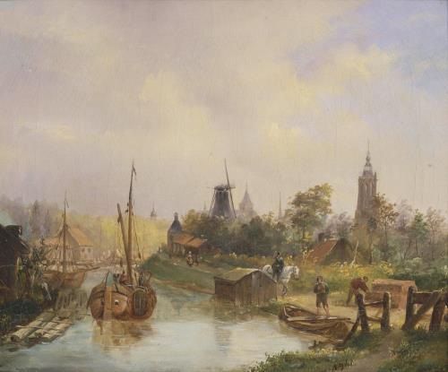 Eem vanaf de Zandhopen N. Berkhout (1841), COLLECTIE mUSEUM fLEHITE.jpg