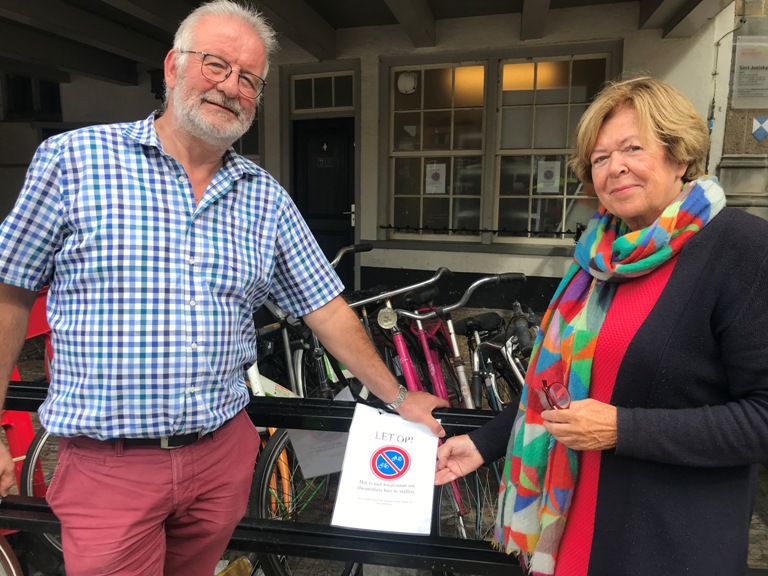 Annet van Goor en Aalt Petersen van de St Joriskerk